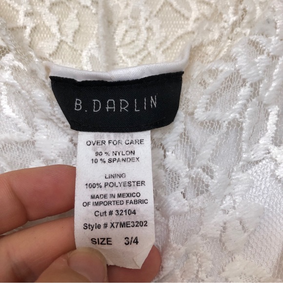 White Lace Dress - Picture 2 of 3